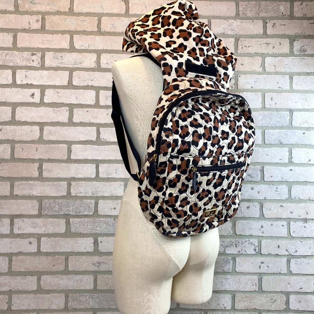 Betsey Johnson Cheetah Hooded Backpack